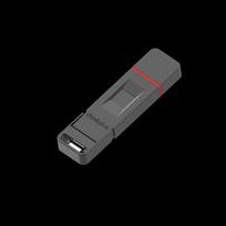 Lenovo ThinkPlus FU100 Fingerprint Encrypted Dual-Interface USB Drive 64GB pilka