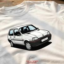 AUSTIN ROVER METRO 100 SERIES WHITE CAR JERSEY T SHIRT ALL SIZES Comfortable Slightly graphic L white