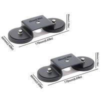 Stipri magnetinė automobilio stogo šviesos juosta Galinga tvirtinimo bazė Automobilio išorės LED šviesos juosta Šalia šalia 66mm gray