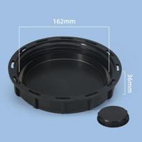 Ibc Ton Bucket Lid Heavy Duty Water Tank Cap Professional Double Vent Hole Valve Cover white