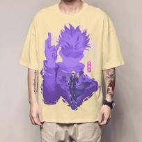 Anime Jujutsu Kaisen Gojo Satoru Graphic TShirt Mens 2026 Summer Fashion Oversize Street Casual Y2K Streetwear Clothing M purple