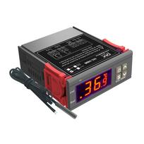 STC-1000 3000 3008 Dual LED Digital Thermostat Temperature Controller  DC 12V 24V AC 110V 220V Heating Cooling Regulator STC-1000 black