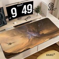 Dune Awakening Pelės kilimėlis Klaviatūros Pelės Neslystanti pagrindas Biuro stalas Prailgintos kilimėliai XXL PC žaidėjų priedai Sąranka Žaidimų dekoracija 30cmx60cm(11.8x23.6inch) black