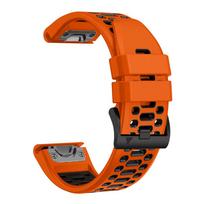 Sports Silicone Watch band For Garmin Fenix 8 8Pro 47mm 51mm 7 7X 6 6X 5 5X Plus/Epix/Quatix/Tactix/Enduro Watch Strap 26/22mm Quickfit 22mm orange