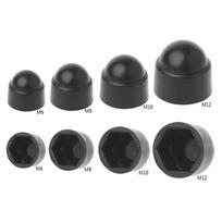 M12 10Pcs Protection Bolt Caps Dome Plastic Nut Exposed Covers M8