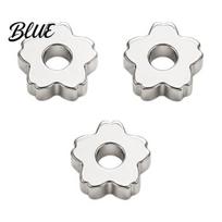 Arbatos ceremonijos reikmenys 3/4 vnt. Gėlės formos Matcha sietelis Nerūdijančio plieno sietelis Clump Remover Svoris Japonijos įrankis milteliams be gumulėlių 3pcs gray