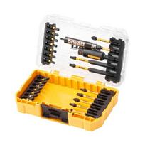 Dewalt Atsuktuvų antgalių rinkinys DT70744T-QZ, 1/4", 25 vnt., PH2, PZ2, PZ3, T10, T15, T20, T25, T30, FLEXTORQ, ToughCase