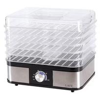 Lafe NutriDry 47689 vaisių ir daržovių džiovintuvas, 250W, 5 padėklai, reguliuojama temperatūra, juoda/sidabrinė