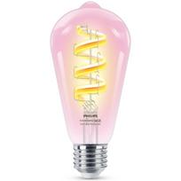 Philips išmanioji lemputė ST64 8720169165816, 6.3 W, 470 lm, E27, RGB, 2200-6500 K, Wi-Fi/Bluetooth, LED