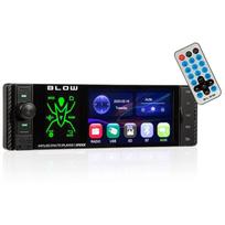 Blow SPIDER 4" RDS RGB MP5/USB/micro SD/BLUETOOTH, 60W, FM, Bluetooth 4.0, kortų skaitytuvas, ekranas, laikrodis