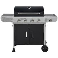 Ravanson GO-4 dujinė kepsninė, 13.3 kW, 4 zonos, 640x400 mm, ketaus grotelės, termometras, sukami ratukai