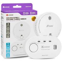 Kidde K5CO 2030-DSR3 KID-DSR-K5-PL, CO ir dūmų detektorius, 85dB, 2xAA, belaidis, lubos/siena, baltas