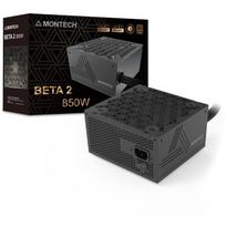 Montech BETA 2 850W, ATX maitinimo blokas, 850W, 100-240V, 50/60Hz, 80 PLUS Bronze, ATX 3.1, 12cm ventiliatorius, HDB, 20+4 pin