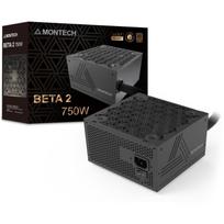 Montech BETA 2 750W maitinimo blokas, ATX 3.1, 80 PLUS Bronze, 750W, 100-240V, 50/60Hz, 12cm ventiliatorius, HDB, nemodulinis