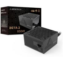 Montech BETA 2 650W, ATX 3.1, 80 PLUS Bronze, 650W, 100-240V, 50/60Hz, 12cm, HDB, 20+4 pin, 4x SATA, 2x PCIe, 4x Molex, 5m
