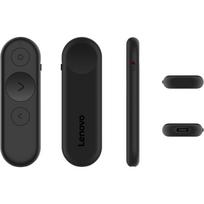 Lenovo 4XW1S62316 nuotolinio valdymo pultas, Bluetooth, universalus, 3 mygtukai, 30m, 135mAh, 5V, USB-C, juodas