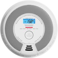 X-Sense SC07-W dūmų ir CO detektorius, fotoelektrinis, elektrocheminis, 85 dB, 10 metų, 869.25–869.3 MHz, 500 m, 24 įrenginiai