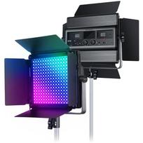 NEEWER RGB1200 LED šviesa 10103804, 60W, 1056 LED, 22000 lx/0.5m, 2500-8500K, CRI97+, TLCI98+, RGB, 18 efektų, PWM, 2.4G, NP-F