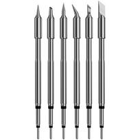 FNIRSI HS-02/245 lituoklio antgaliai H02A/245 6vnt., 6vnt., 0.1-4.5mm, 8-12mm, lenktas JS2, nuožulnus KU