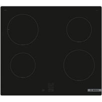 Bosch PUG61RAA5E indukcinė kaitlentė, 60cm, 4 zonos, 220-240V, 4600W, 9 lygiai, liečiamasis valdymas, vaikų užraktas