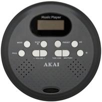 Akai ACDP-200 Plus nešiojamas CD grotuvas, LCD ekranas, MP3, Bluetooth 5.3, FM radijas, USB-C, 8h, 2x0.8W