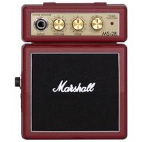 Marshall MS-2 Red mikro gitaros stiprintuvas L0960046, 1W, 1x5,08cm, 1x6,35mm įėjimas, 1x6,35mm ausinių išvestis, raudonas