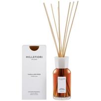 Millefiori Reed Diffuser 77DIDV, 500ml, sandalmedis, morkų sėklos, bergamotė, karamelė, apelsinas, jazminas, kedras, irisas