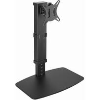 Gembird MS-D1ST-02 monitorio stovas, 17"-32", 8kg, VESA 75x75-100x100mm, reguliuojamas aukštis, juoda