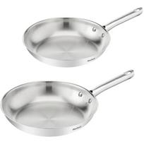Tefal Duetto On B866S234, 2 keptuvės, 24/28 cm, nerūdijantis plienas, tinka orkaitei, indukcija, keramika, dujos, elektra