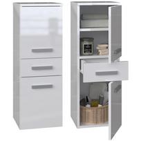 Top E Shop NEL V DDS BIEL POŁ vonios kambario spintelė, balta, M-MP-SL-NEL-V DDS-BIP, 300x300x850mm, 2 durys, 1 stalčius