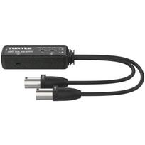 Turtle Av 2CH Analog XLR Output, dviejų kanalų Dante skaitmeninis-analoginis XLR adapteris, 2x XLR, RJ-45, 24 bit, 96 kHz, 100 dB