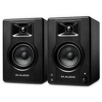 M-Audio BX3 PAIR studijinis monitorius, 50W, 80-22000Hz, 2x6.35mm, 3.5mm, RCA, MDF, juodas