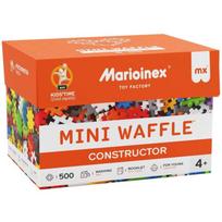 MARIOINEX Mini Vafeliniai konstruktoriaus blokeliai 5903033902288, 500 vnt., įvairiaspalvis, 4+ m., plaunamas