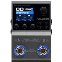 Valeton GP-50 gitaros multi efektai, >100 efektų, 106dB SNR, 2x6,35mm išėjimai, 1x6,35mm įėjimas, MIDI, Bluetooth 5.0, USB-C, LCD