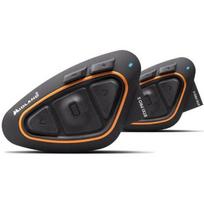 Midland BTX1 PRO S-TWIN motociklo interkomas, 800m, 23h, IPX6, Bluetooth 4.2, 3 vartotojai, DNK, AGC, atsparus vandeniui