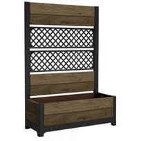 Keter Gėlių vazonas Deco Tulip 29214584533, 110L, 2-rombų, riešutmedžio, Decocoat
