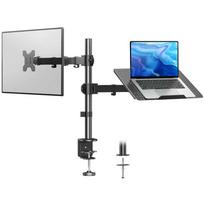 Huanuo HNCM2 monitoriaus laikiklis, 13-32", VESA 75x75/100x100 mm, 10kg, 8kg, ±45°, 90°, 360°, 17", tvirtinimo ranka, kabelis