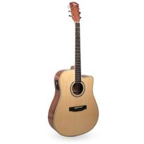V-TONE VEAG1 CE NT, 4/4 elektroakustinė gitara, dreadnought, 20 griovelių, 6 stygos, 9V baterija, natūrali mediena