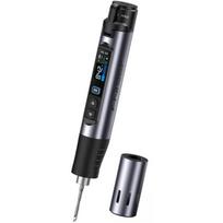 FNIRSI HS-03 Plus lituoklis, HS-03, 10W, 5V, 100–450℃, F210, 2600mAh, USB-C, IPS ekranas, ergonomiškas