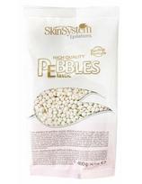 Skin System kietas vaškas granulėmis depiliavimui be juostelių SkinSystem Brazilian Pebbles Wax No Strips White Vanilla Cream 400g
