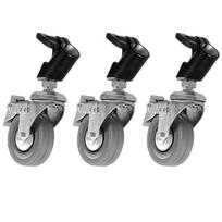 7NICE B-22 Photography Light Stand with Stable Mobile Caster Wheels black