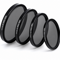 ND8 pilkoji šviesos tankio filtro 58 mm objektyvui, 3 žingsnių ND filtras, neutrinio tankio filtras fotografijai