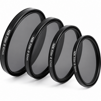 ND8 neutralaus tankio filtras 62 mm, 3 žingsnių (3 stop) šviesos slopinimo ND filtras, ND8 objektyvo filtras, 62 mm tamsinantis filtras