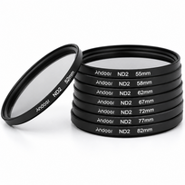 ND2 neutraus tankio filtras 55 mm, 1 žingsnio ND filtras, ND2 šviesos slopinimo filtras