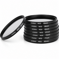 ND2 neutraliojo tankio filtras 82 mm, 1 žingsnio ND filtras, neutralaus tankio objektyvo filtras