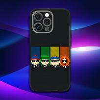 Cartoon S-South Park Phone Case For iPhone 17,16,15,14,13,12,11,Pro,Max,Plus,X,XS,SE4,E,Mini,Soft Black Case iPhone13mini blue
