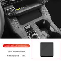 Silicone Cup Holder and Armrest Storage Mat for 26 Toyota RAV4 Models including Velanda. gray