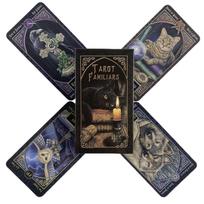 Cats Tarot Familiars Cards A 78 Deck Oracle English Visions Divination Kittens Edition Board Deck Playing Games black