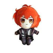 Anime Game Genshin Impact Diluc Plush Doll Toy Game Cute Soft Stuffed Pillow Adult Children Christmas Gifts 20Cm red