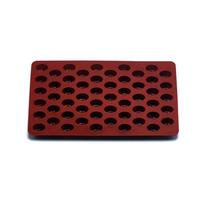 1vnt 55 ertmės Kavos pupelės silikoninės žvakės, formos, pasidaryk pats, muilo derva, formavimo šokolado ledo želė kepimo įrankis torto dekoro dovanos raudona